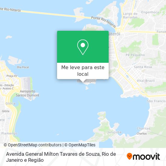 Avenida General Milton Tavares de Souza mapa