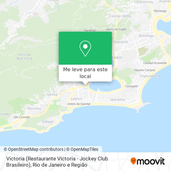 Victoria (Restaurante Victoria - Jockey Club Brasileiro) mapa
