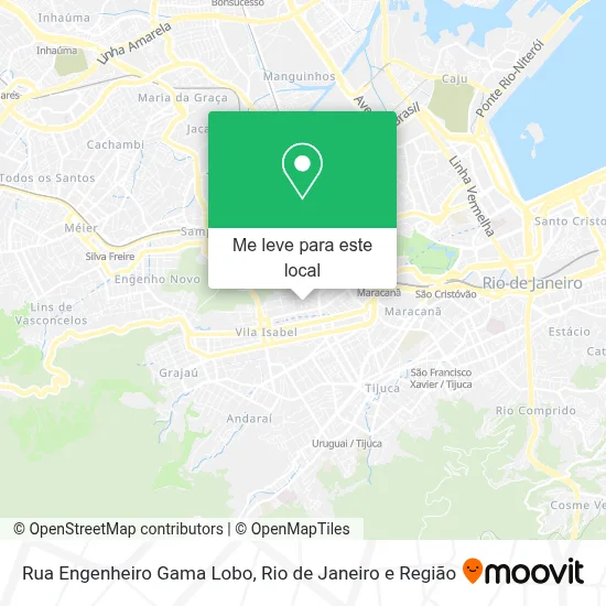 Rua Engenheiro Gama Lobo mapa