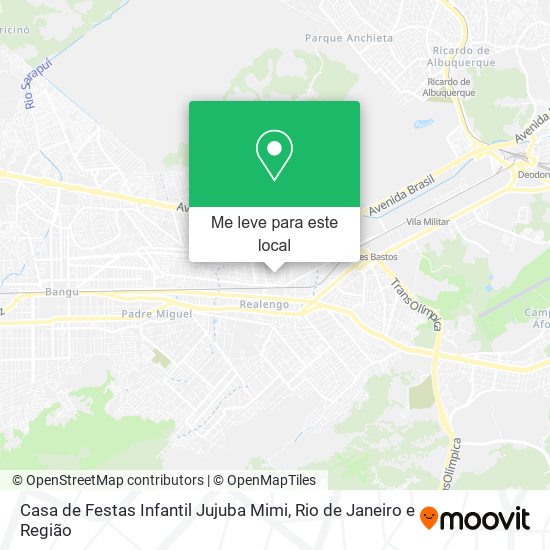 Casa de Festas Infantil Jujuba Mimi mapa