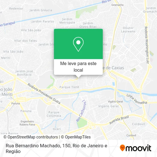 Rua Bernardino Machado, 150 mapa