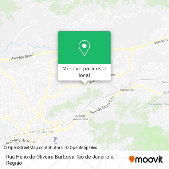 Rua Helio de Oliveira Barbosa mapa