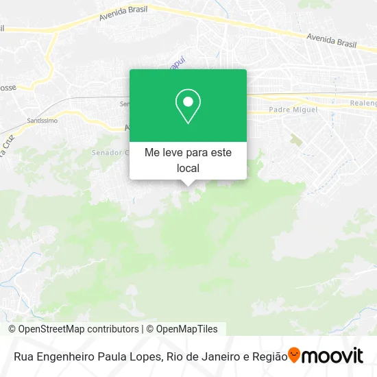 Rua Engenheiro Paula Lopes mapa
