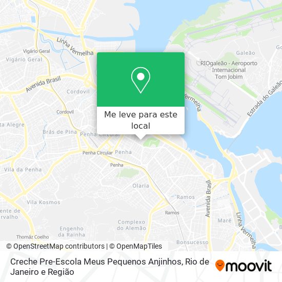 Creche Pre-Escola Meus Pequenos Anjinhos mapa