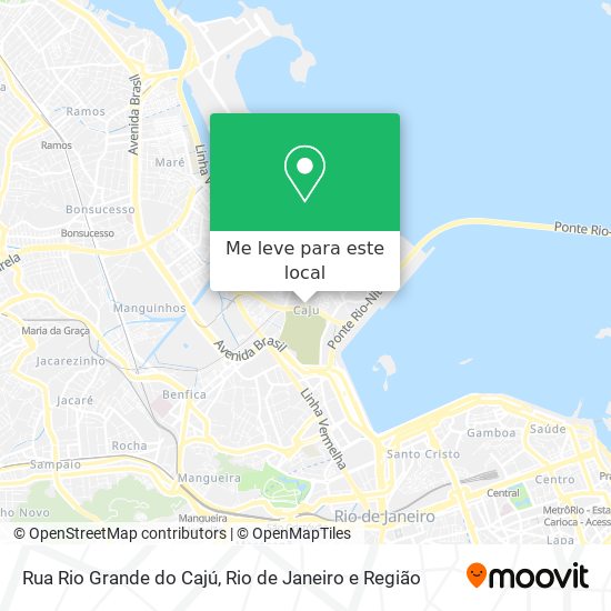 Rua Rio Grande do Cajú mapa
