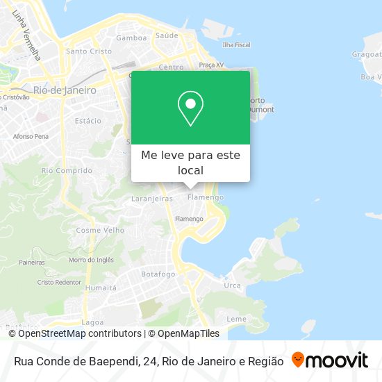 Rua Conde de Baependi, 24 mapa