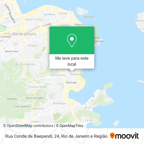 Rua Conde de Baependi, 24 mapa