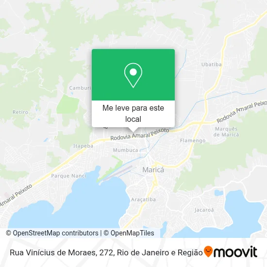 Rua Vinícius de Moraes, 272 mapa