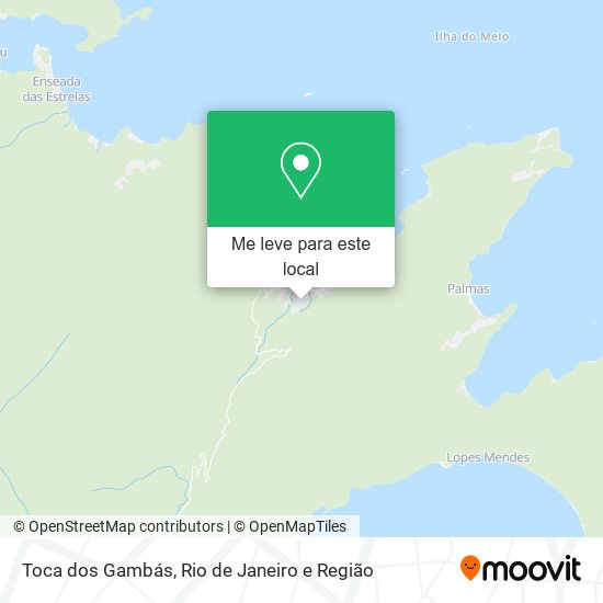 Toca dos Gambás mapa