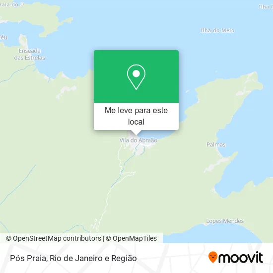 Pós Praia mapa