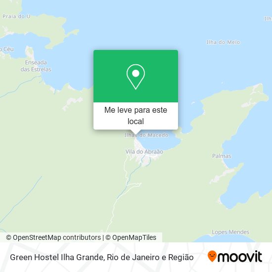 Green Hostel Ilha Grande mapa