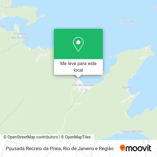 Pousada Recreio da Praia mapa