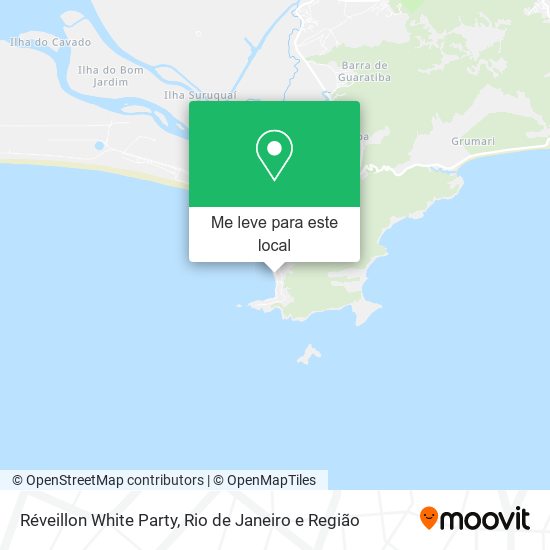 Réveillon White Party mapa