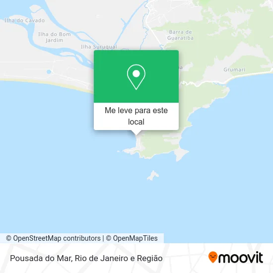 Pousada do Mar mapa
