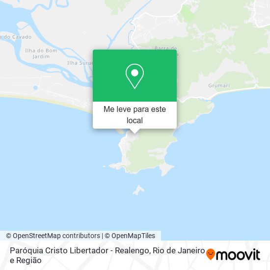 Paróquia Cristo Libertador - Realengo mapa