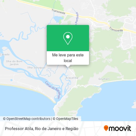 Professor Atila mapa
