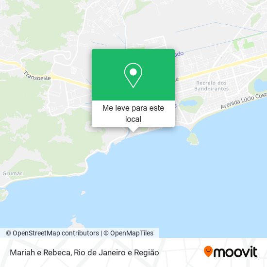 Mariah e Rebeca mapa
