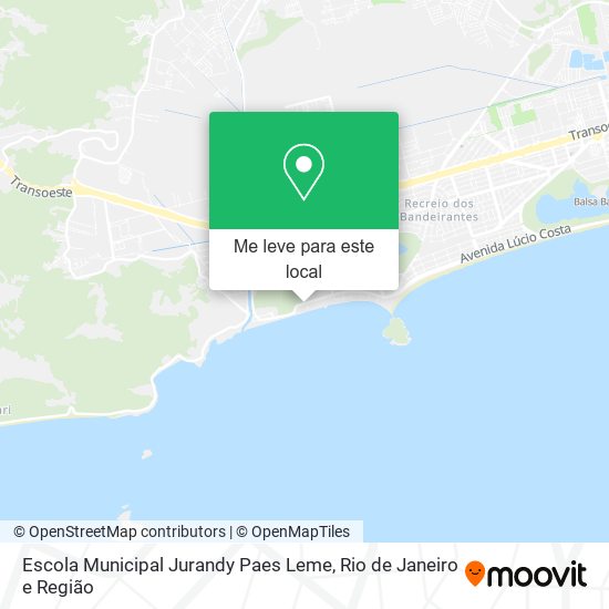 Escola Municipal Jurandy Paes Leme mapa