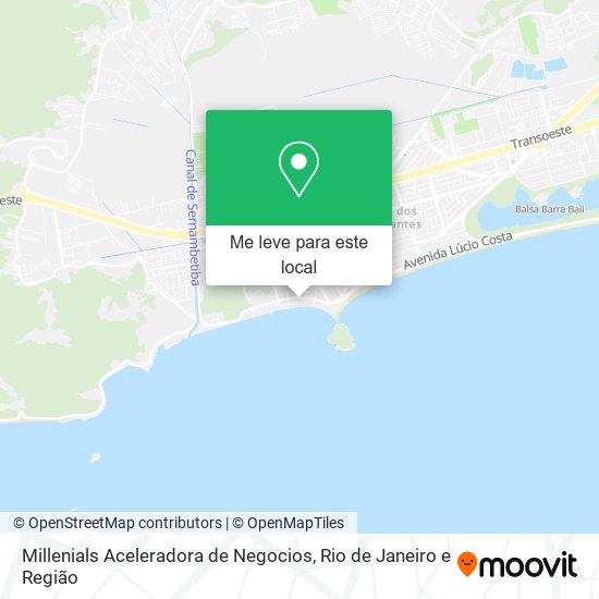 Millenials Aceleradora de Negocios mapa