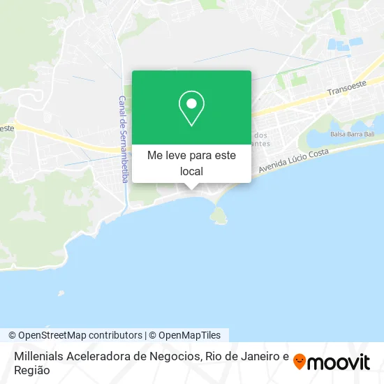 Millenials Aceleradora de Negocios mapa