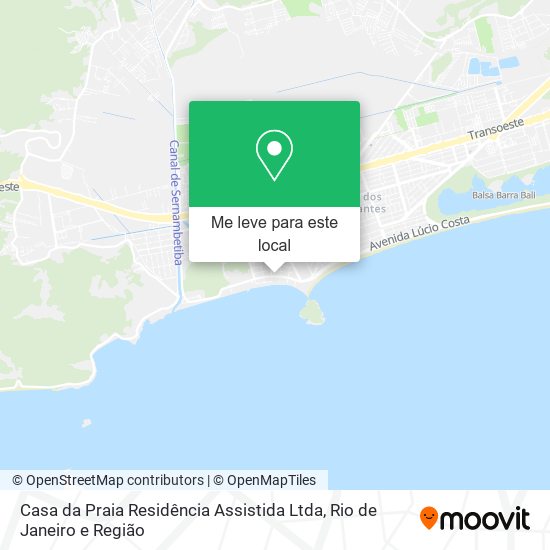 Casa da Praia Residência Assistida Ltda mapa