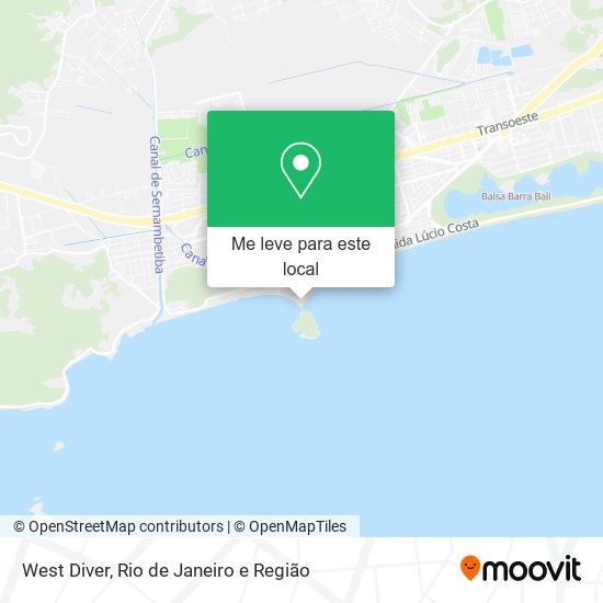 West Diver mapa