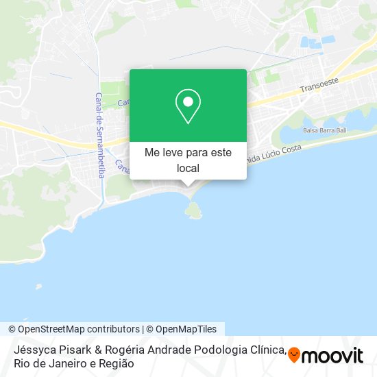 Jéssyca Pisark & Rogéria Andrade Podologia Clínica mapa