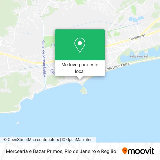 Mercearia e Bazar Primos mapa