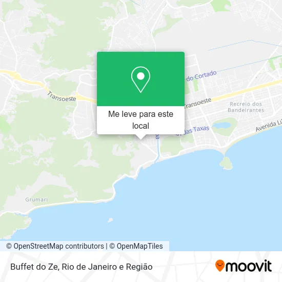 Buffet do Ze mapa