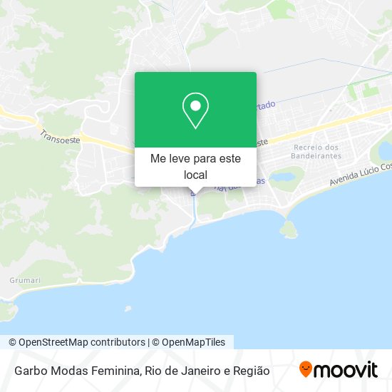 Garbo Modas Feminina mapa