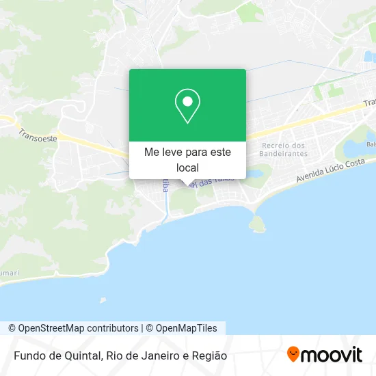 Fundo de Quintal mapa