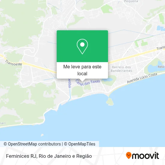 Feminices RJ mapa