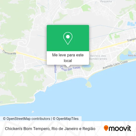 Chicken's Bom Tempero mapa