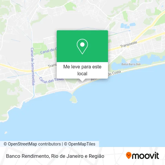 Banco Rendimento mapa
