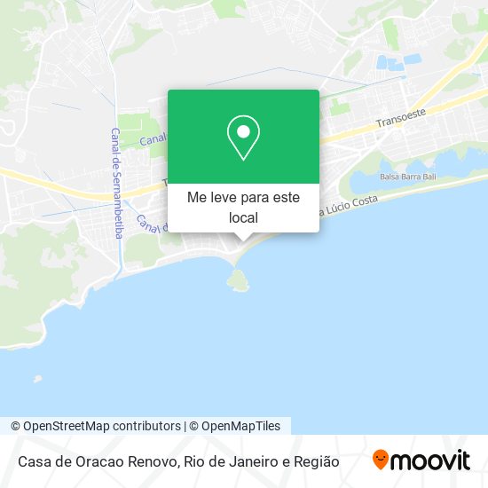 Casa de Oracao Renovo mapa