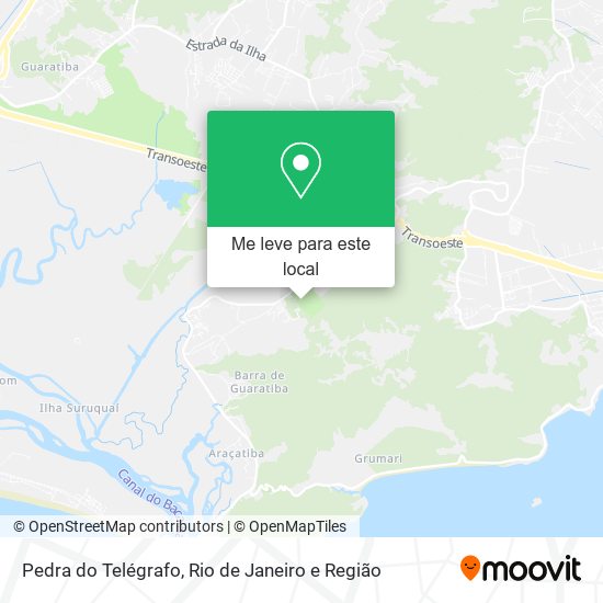 Pedra do Telégrafo mapa