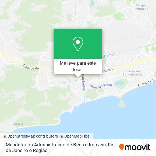 Mandatarios Administracao de Bens e Imoveis mapa