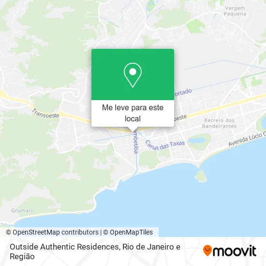 Outside Authentic Residences mapa