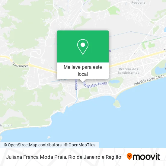 Juliana Franca Moda Praia mapa