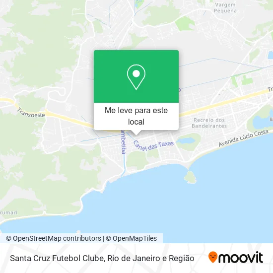 Santa Cruz Futebol Clube mapa