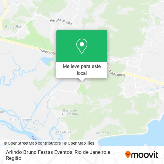 Arlindo Bruno Festas Eventos mapa