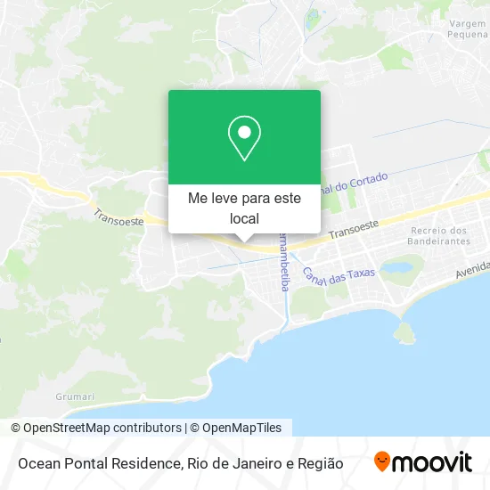 Ocean Pontal Residence mapa