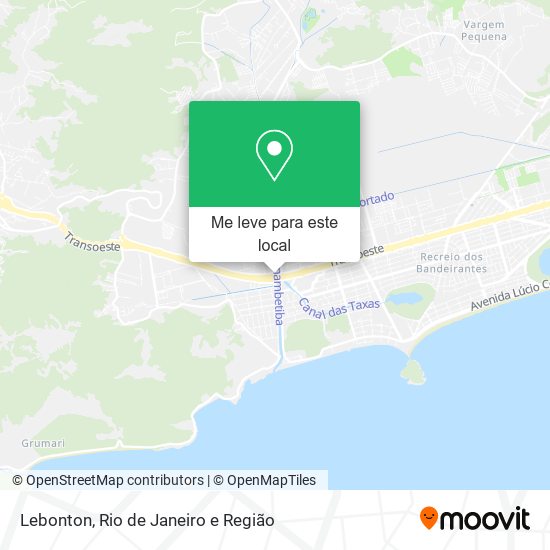 Lebonton mapa