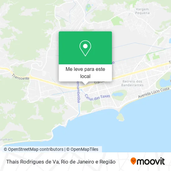 Thaís Rodrigues de Va mapa
