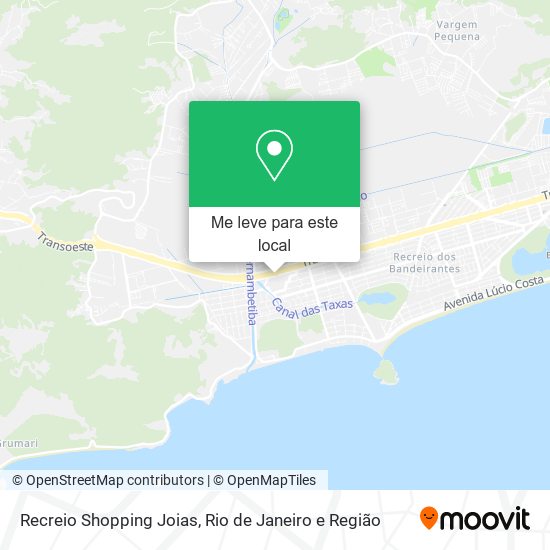 Recreio Shopping Joias mapa