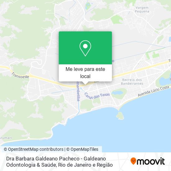 Dra Barbara Galdeano Pacheco - Galdeano Odontologia & Saúde mapa