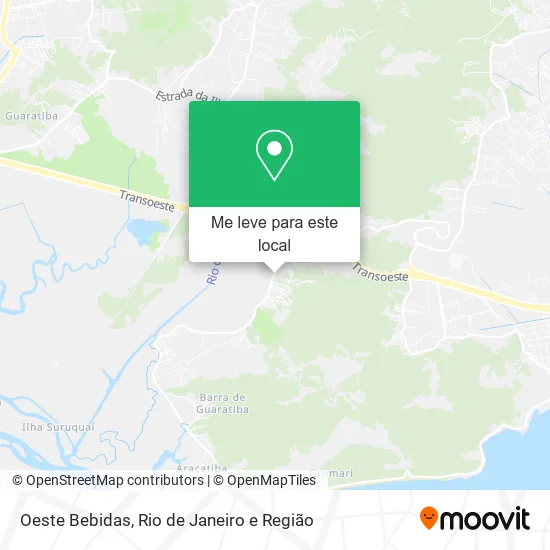 Oeste Bebidas mapa