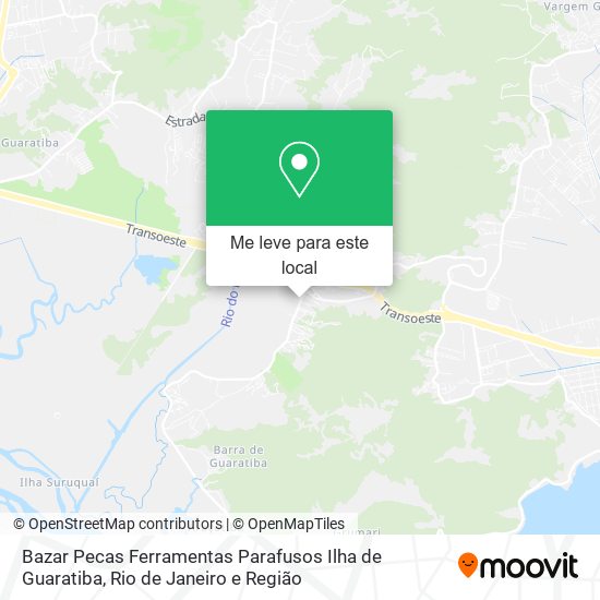 Bazar Pecas Ferramentas Parafusos Ilha de Guaratiba mapa