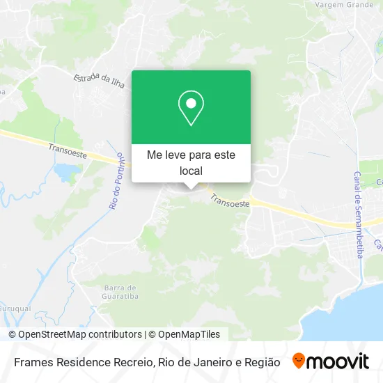 Frames Residence Recreio mapa