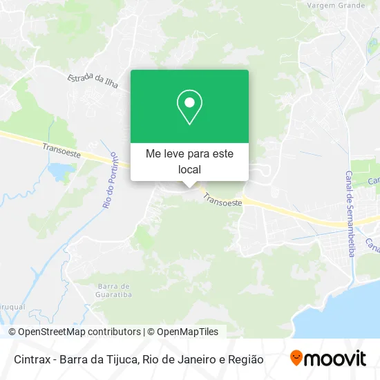 Cintrax - Barra da Tijuca mapa